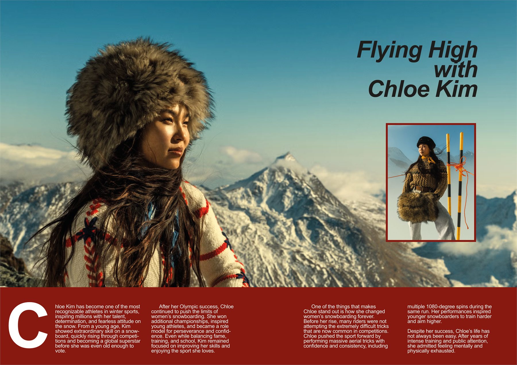 Industry Magazine spread, feature