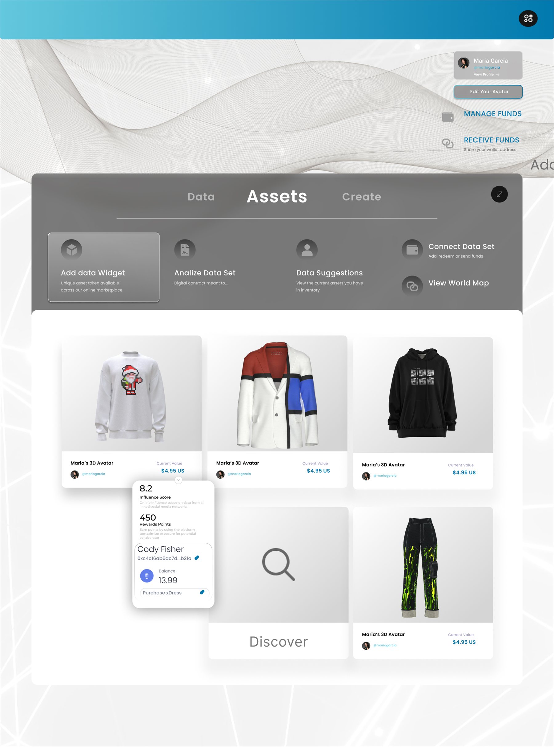 Assets page