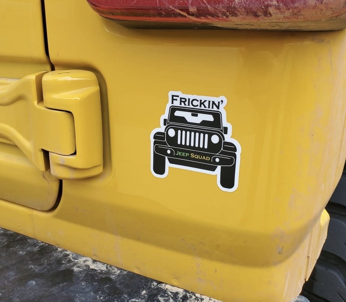 Sticker in use, second view