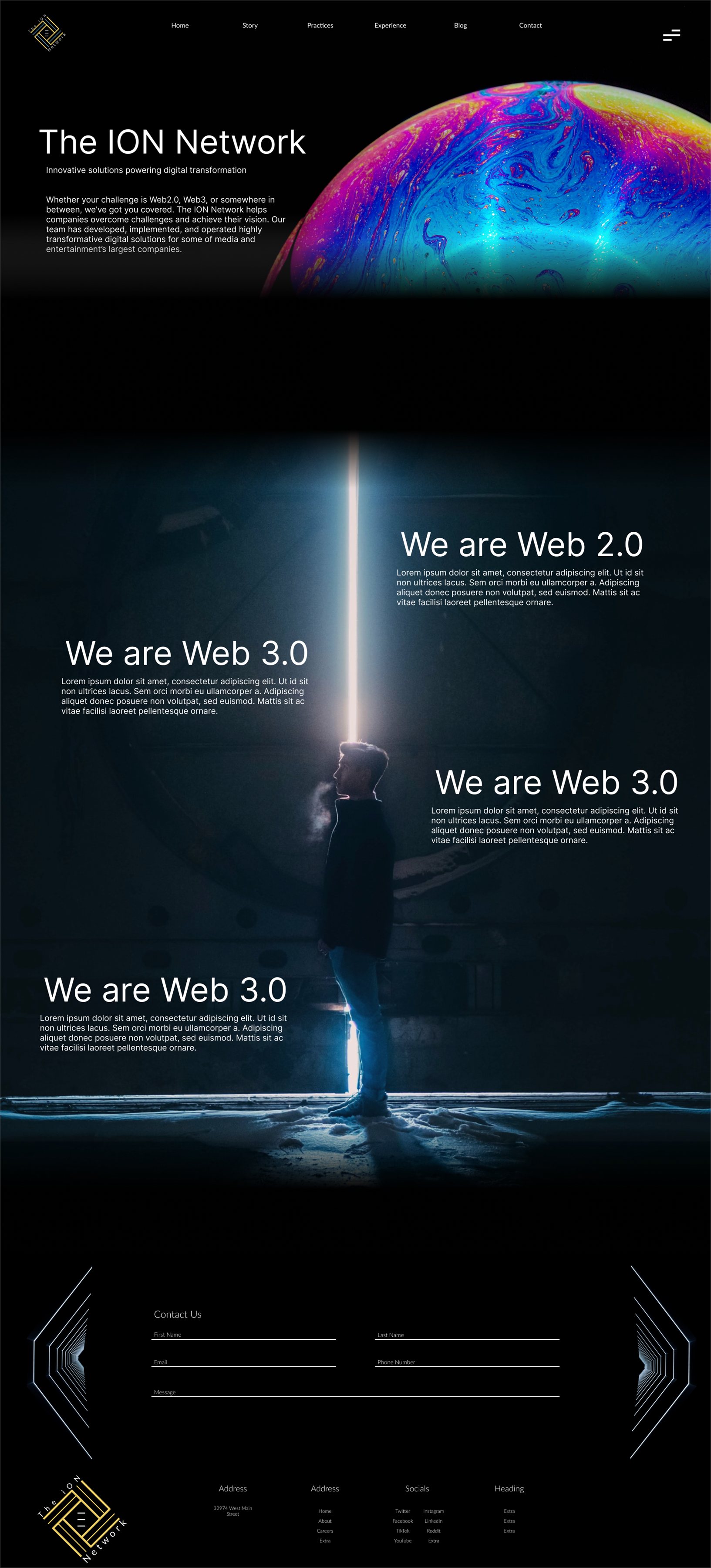iON Creative Studios home page