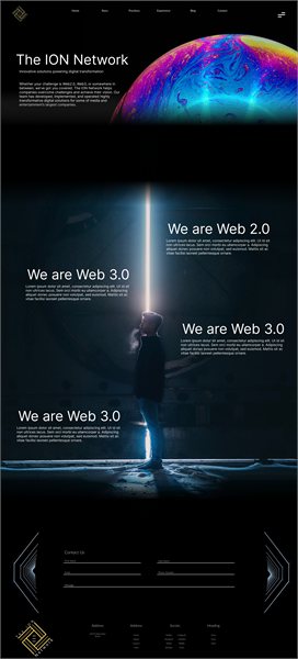 iON Creative Studios website