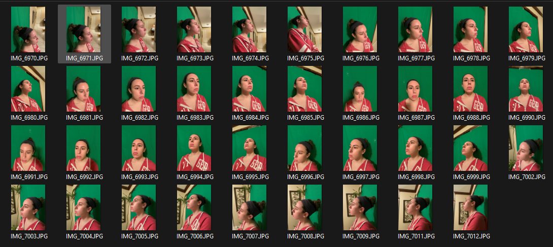 Photographing a live subject